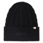Bonnet tricot torsad&eacute; BOSS 
                    GARCON