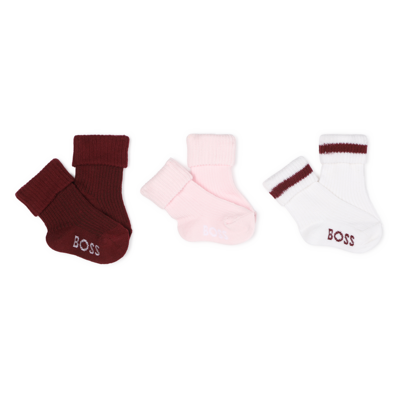 Set van 3 paar sokken BOSS 
                        GIRL