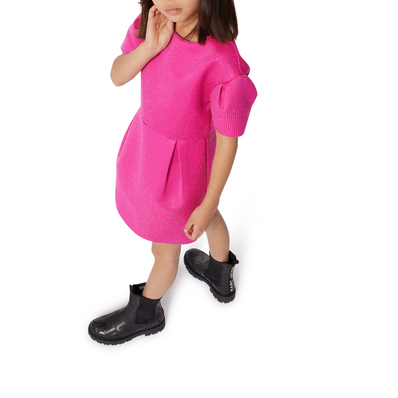 Feestelijke jurk van satijn MARC JACOBS 
                        GIRL