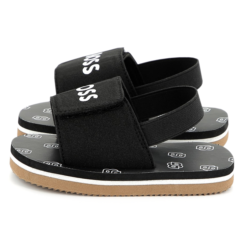 Slippers met klittenband BOSS 
                        BOY