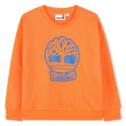 Sweat-shirt avec imprim&eacute; logo, NECTARINE, hi-res
