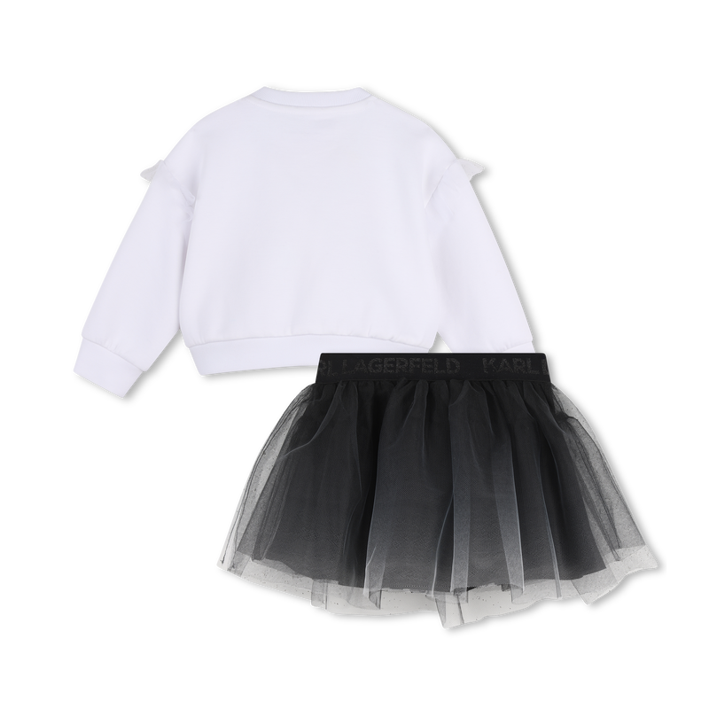 Ensemble Sweat-shirt et jupe KARL LAGERFELD KIDS 
                        FILLE