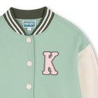 Sweat &agrave; capuche zipp&eacute;e KENZO KIDS 
                    FILLE