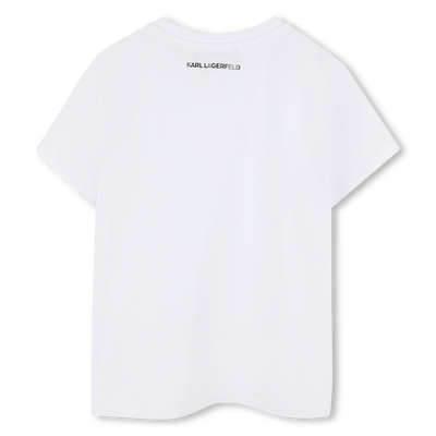 T-SHIRT KORTE MOUWEN KARL LAGERFELD KIDS GIRL
