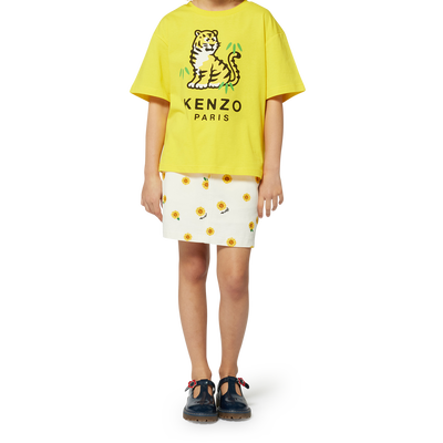 Jupe &agrave; taille &eacute;lastiqu&eacute;e KENZO KIDS FILLE