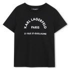 Bedrukt t-shirt KARL LAGERFELD KIDS 
                    BOY