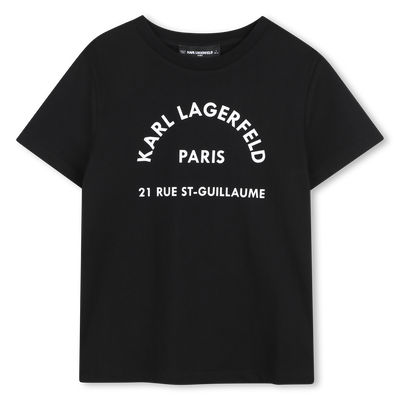 T-SHIRT IMPRIME KARL LAGERFELD KIDS GARCON