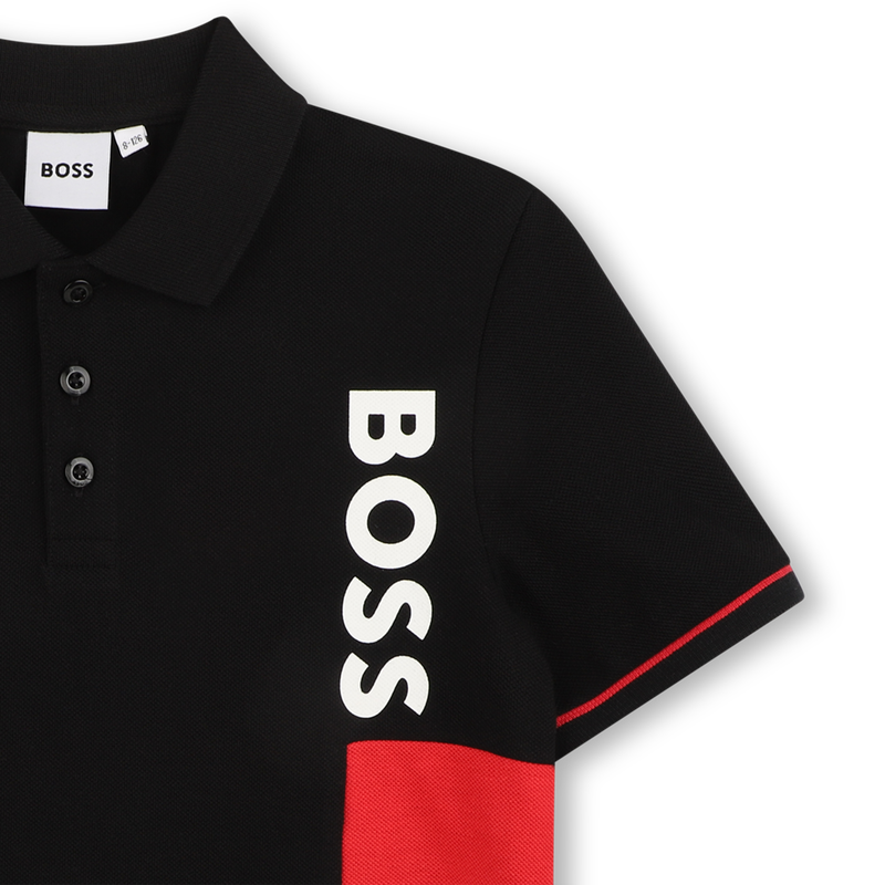 POLO MANCHES COURTES BOSS 
                        GARCON