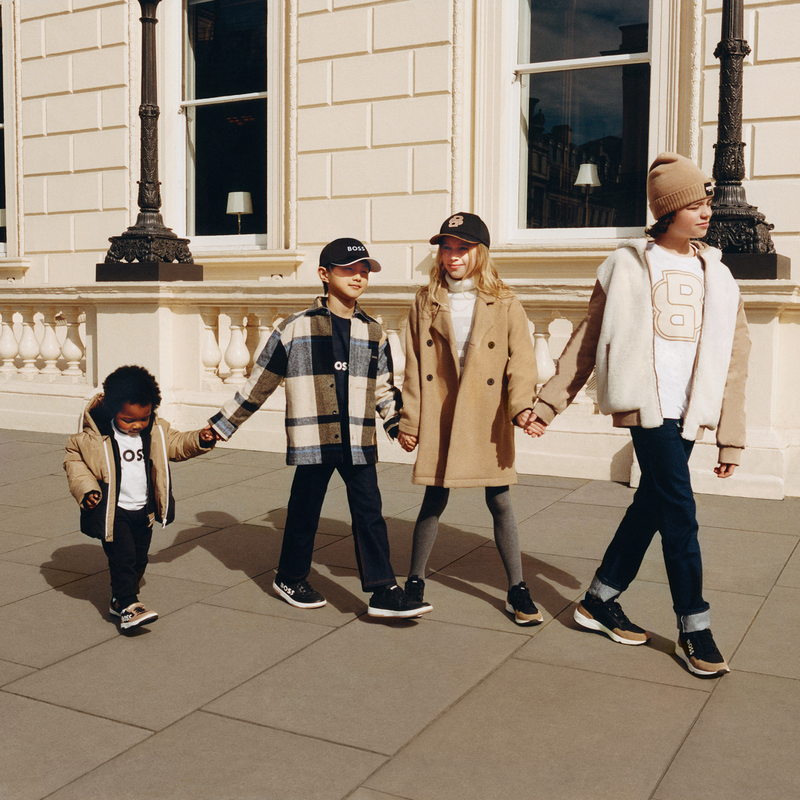 Fleece joggingbroek BOSS 
                        BOY