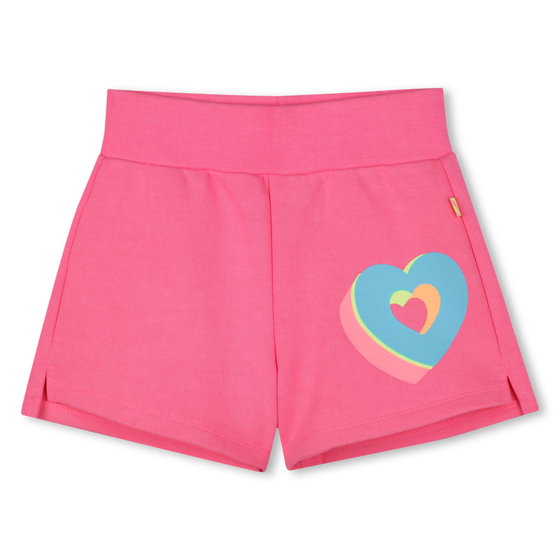 Fleece short met hartjes BILLIEBLUSH 
                        GIRL