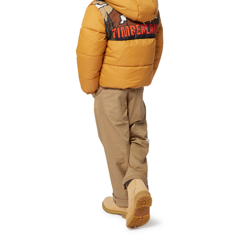 Broek met zakken van twill TIMBERLAND 
                        JONGEN