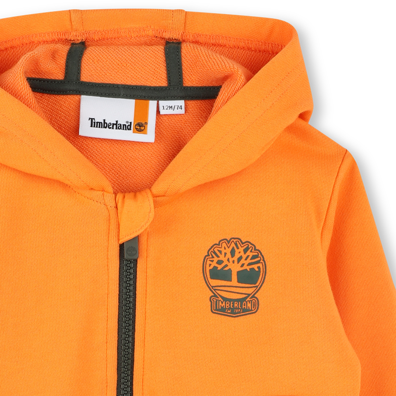 Cardigan de jogging molletonn&eacute; TIMBERLAND 
                        GARCON