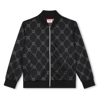 Cardigan de jogging molletonn&eacute; Hugo GARCON