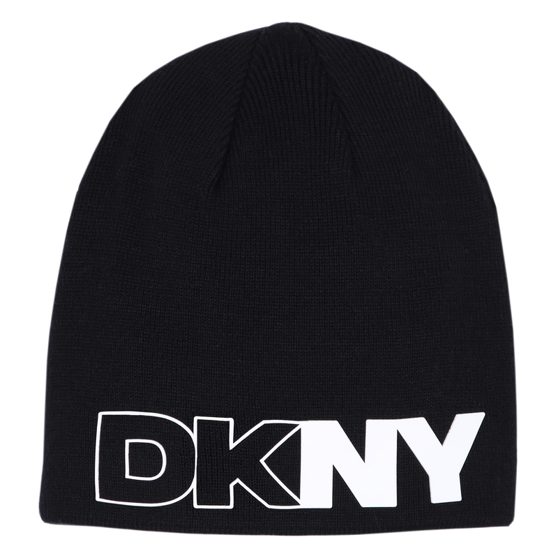 Muts van tricot met logo DKNY 
                        UNISEX