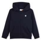 Sweat zipp&eacute; &agrave; capuche, BLEU CARGO, hi-res