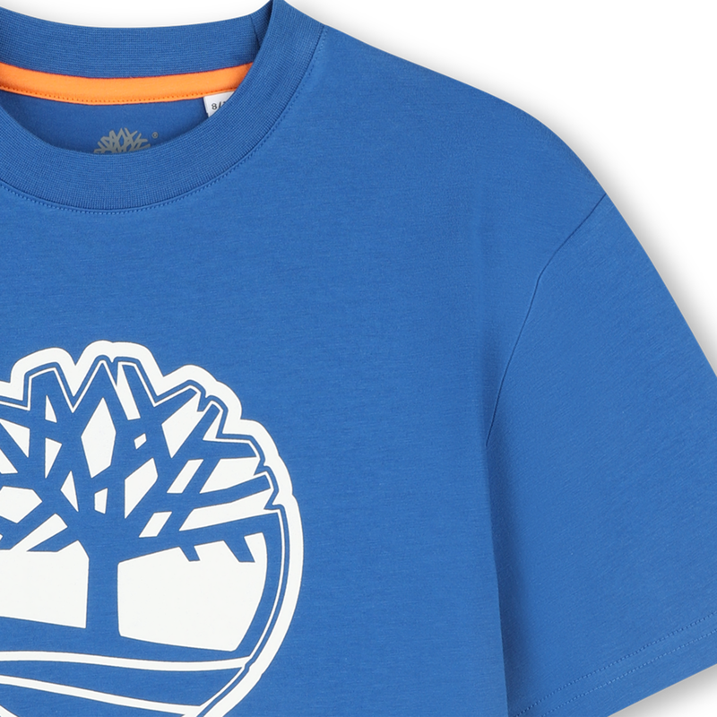 Tweekleurig T-shirt met logo TIMBERLAND 
                        BOY