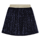 Jupe pliss&eacute;e orn&eacute;e de sequins BILLIEBLUSH 
                    FILLE