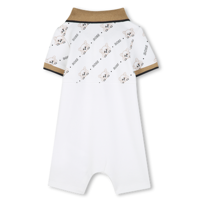 Combinaison-short &agrave; col polo BOSS GARCON