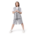 Veste sans manche &agrave; rayures DKNY 
                    FILLE