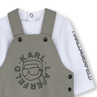 Overall- en T-shirtset KARL LAGERFELD KIDS 
                    BOY