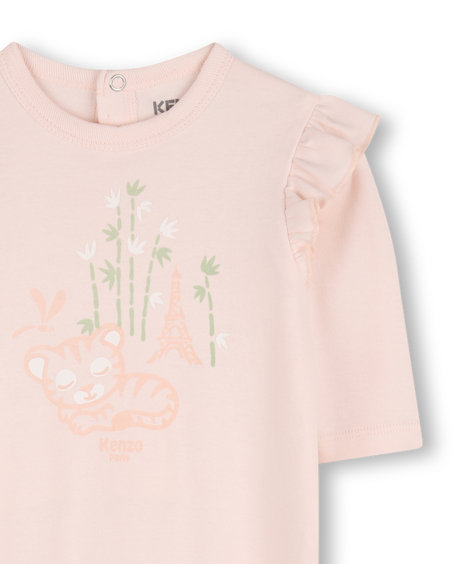 ENSEMBLE PYJAMA, BONNET ET BAVOIR KENZO KIDS 
                        FILLE