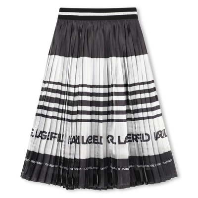 Jupe midi pliss&eacute;e KARL LAGERFELD KIDS FILLE