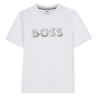T-shirt met korte mouwen, WIT, hi-res