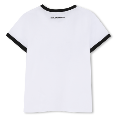 T-SHIRT MET KORTE MOUWEN KARL LAGERFELD KIDS GIRL