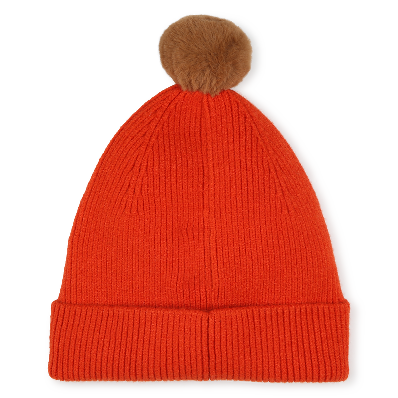 Gebreide muts met pompon TIMBERLAND 
                        JONGEN