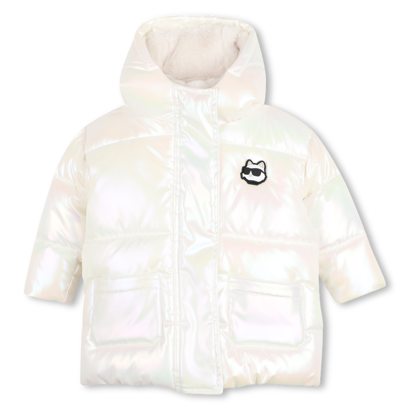 Hoofddoek met capuchon KARL LAGERFELD KIDS 
                        GIRL
