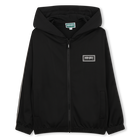Joggingbroek met capuchon, ZWART, hi-res