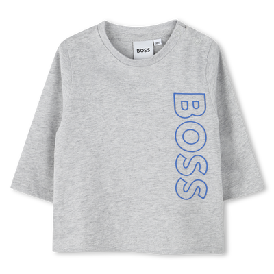T-shirt met verticaal logo BOSS BOY