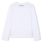 T-shirt met lange mouwen KARL LAGERFELD KIDS 
                    GIRL