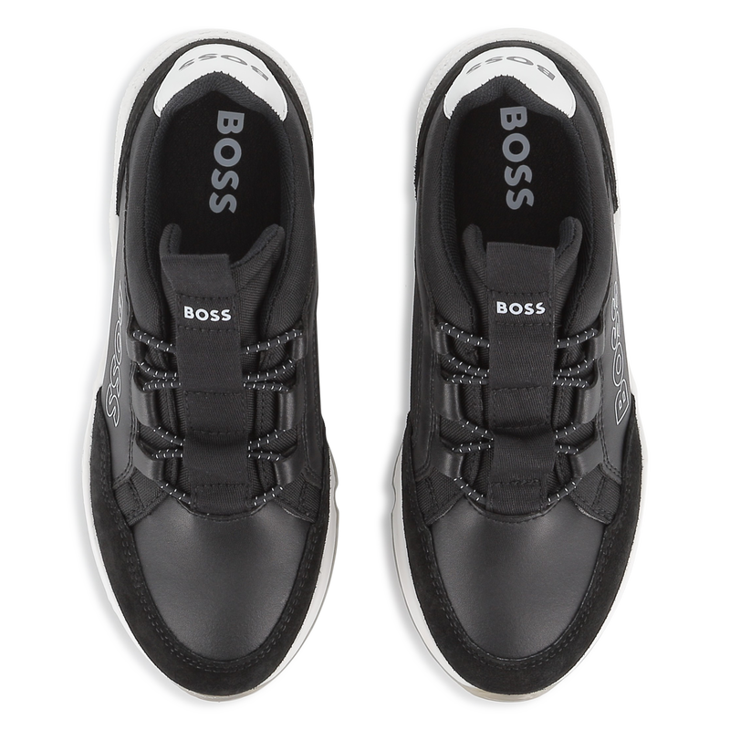 Baskets en simili BOSS 
                        GARCON