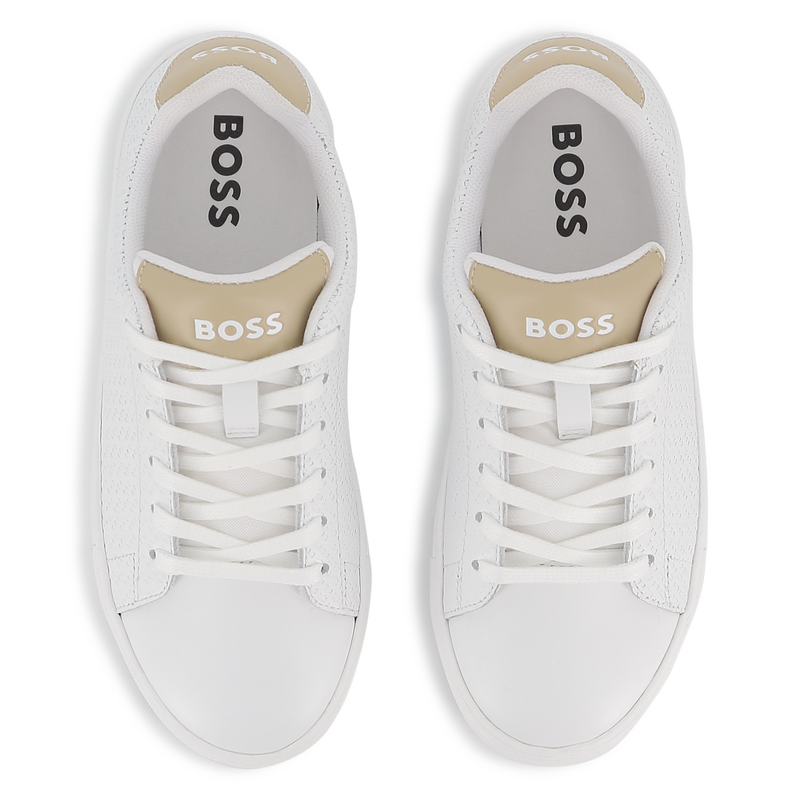 SNEAKERS MET VETERS BOSS 
                        BOY