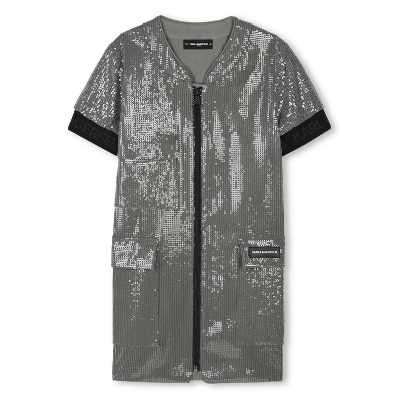 Robe &agrave; manches courtes KARL LAGERFELD KIDS 
                        FILLE