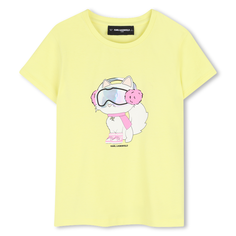 Tee-shirt manches courtes KARL LAGERFELD KIDS 
                        FILLE