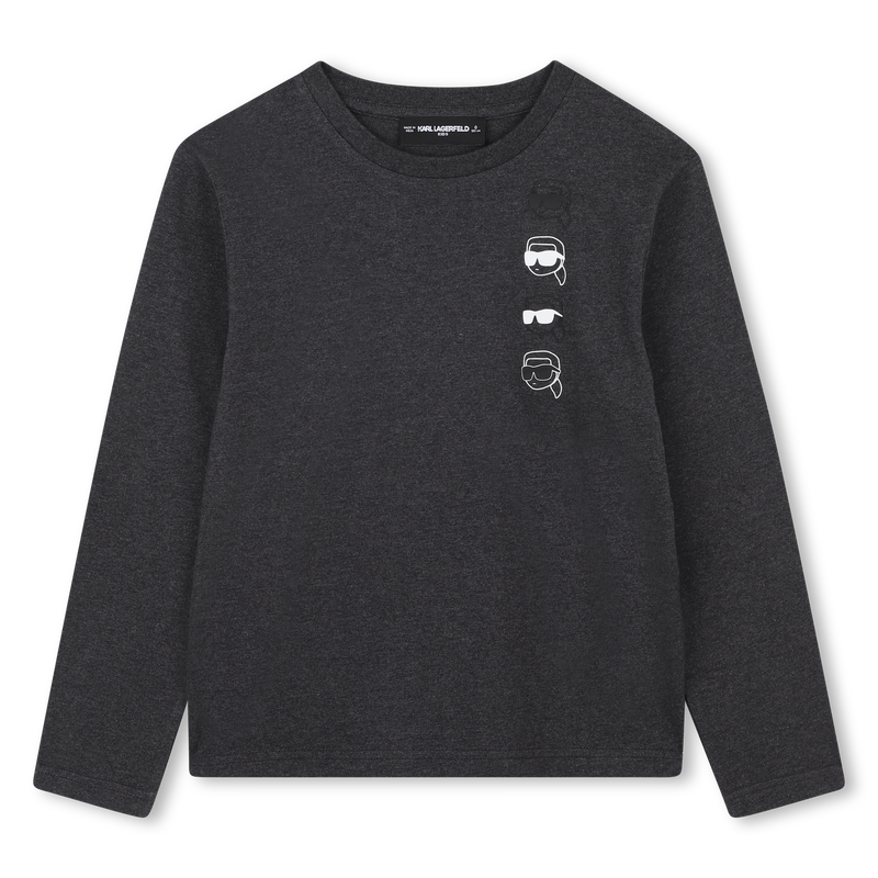 T-shirt met lange mouwen KARL LAGERFELD KIDS 
                        BOY