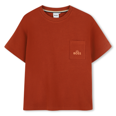 T-shirt brod&eacute; BOSS GARCON