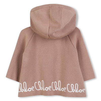 Gebreide cape met capuchon CHLOE GIRL