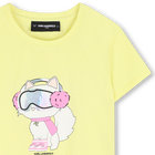 Tee-shirt manches courtes KARL LAGERFELD KIDS 
                    FILLE