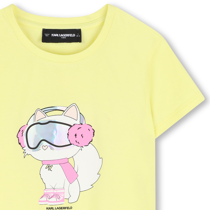 Tee-shirt manches courtes KARL LAGERFELD KIDS 
                        FILLE